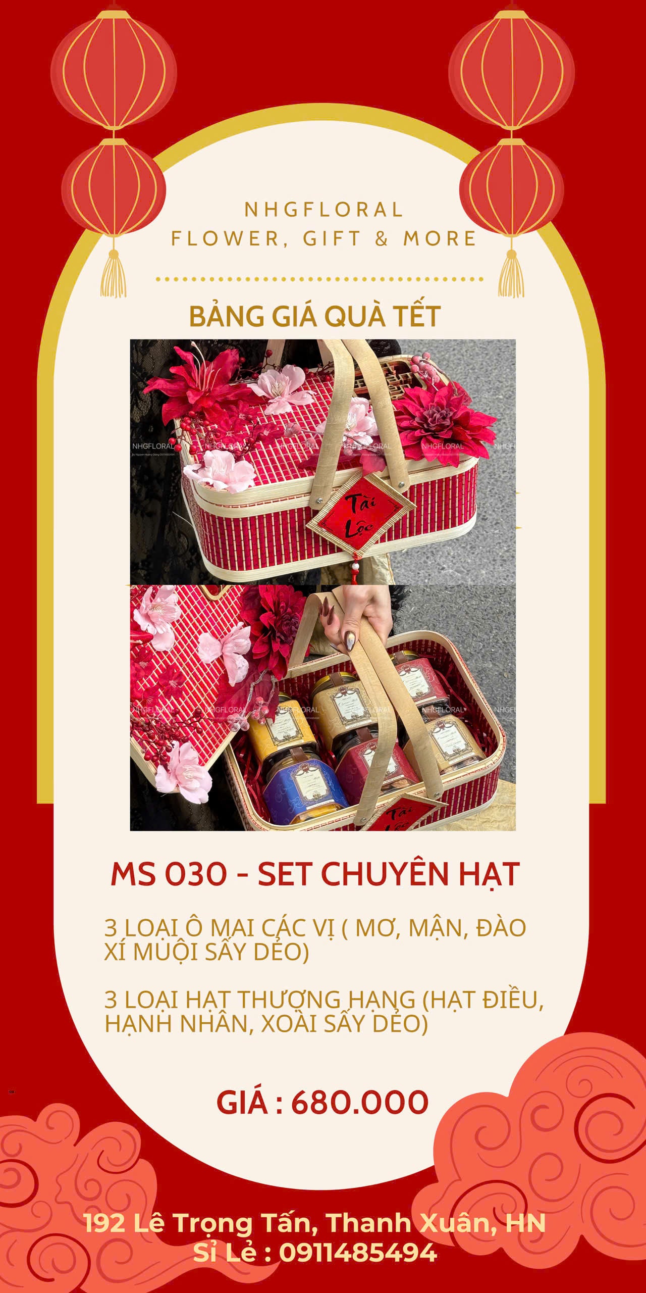 Set quà Tết MS 030 - Set chuyên hạt