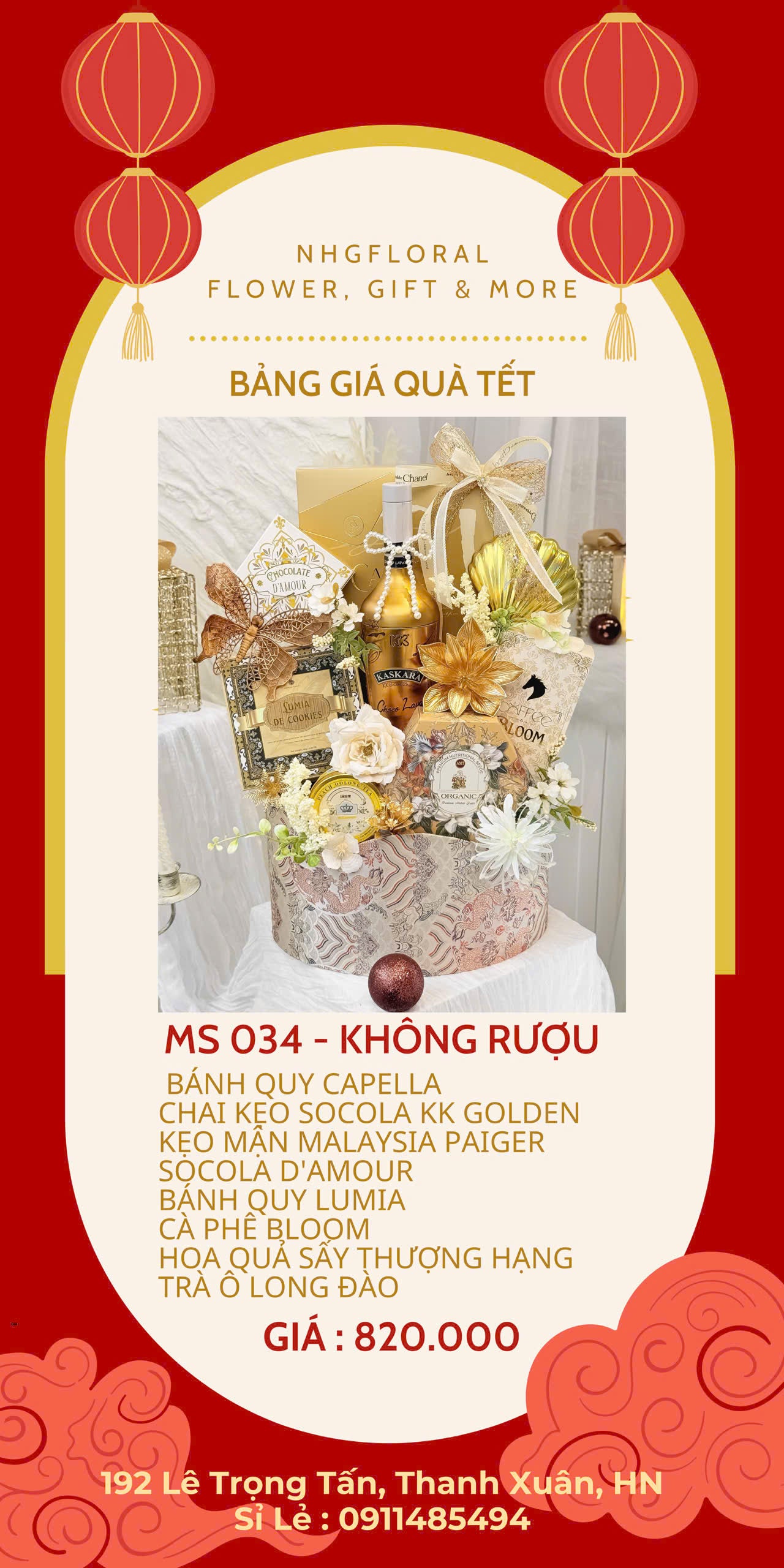 Set quà Tết MS 034 - Không rượu
