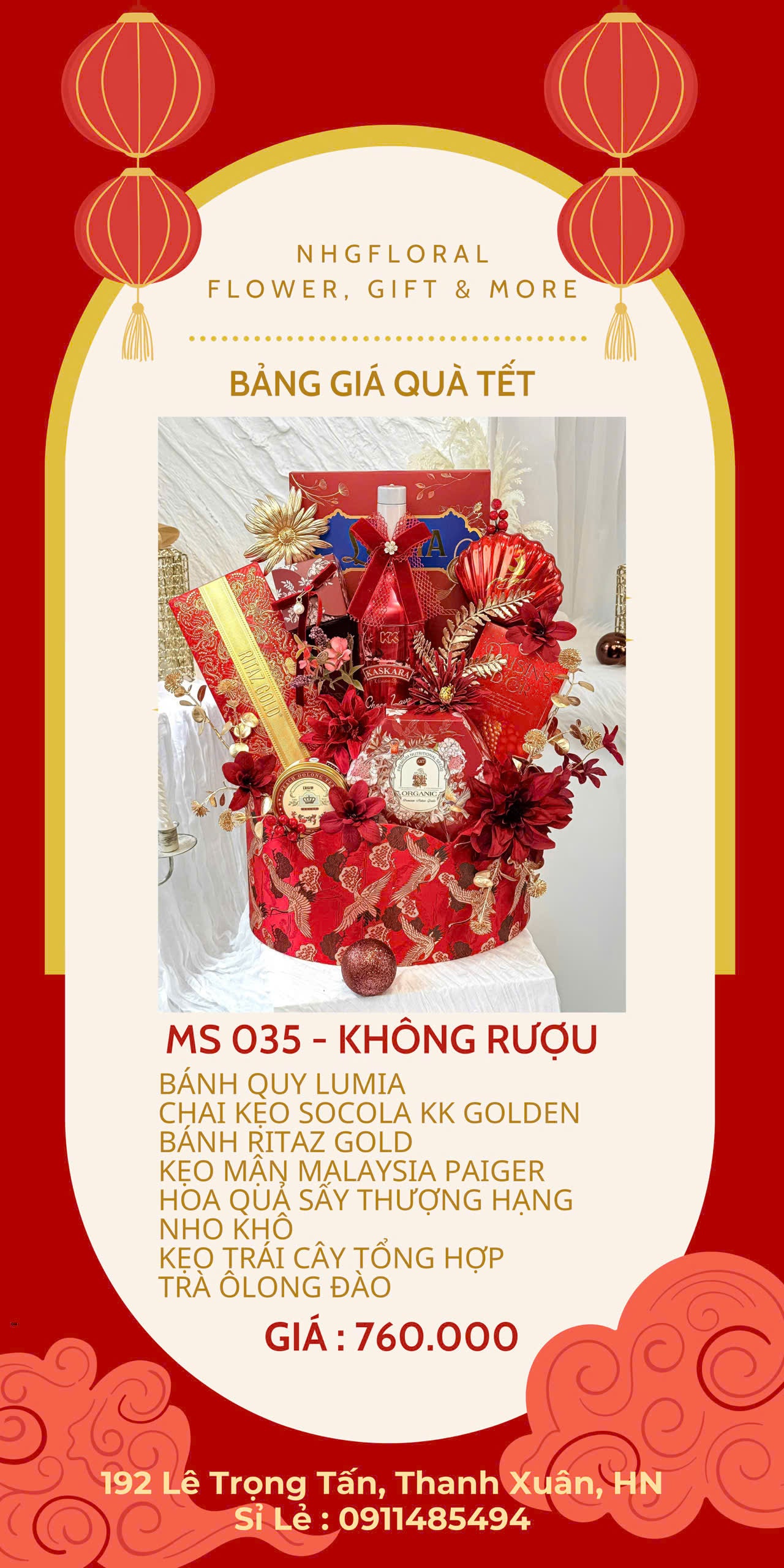 Set quà Tết MS 035 - Không rượu