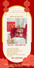 Set quà Tết MS 037 - hộp kèm túi