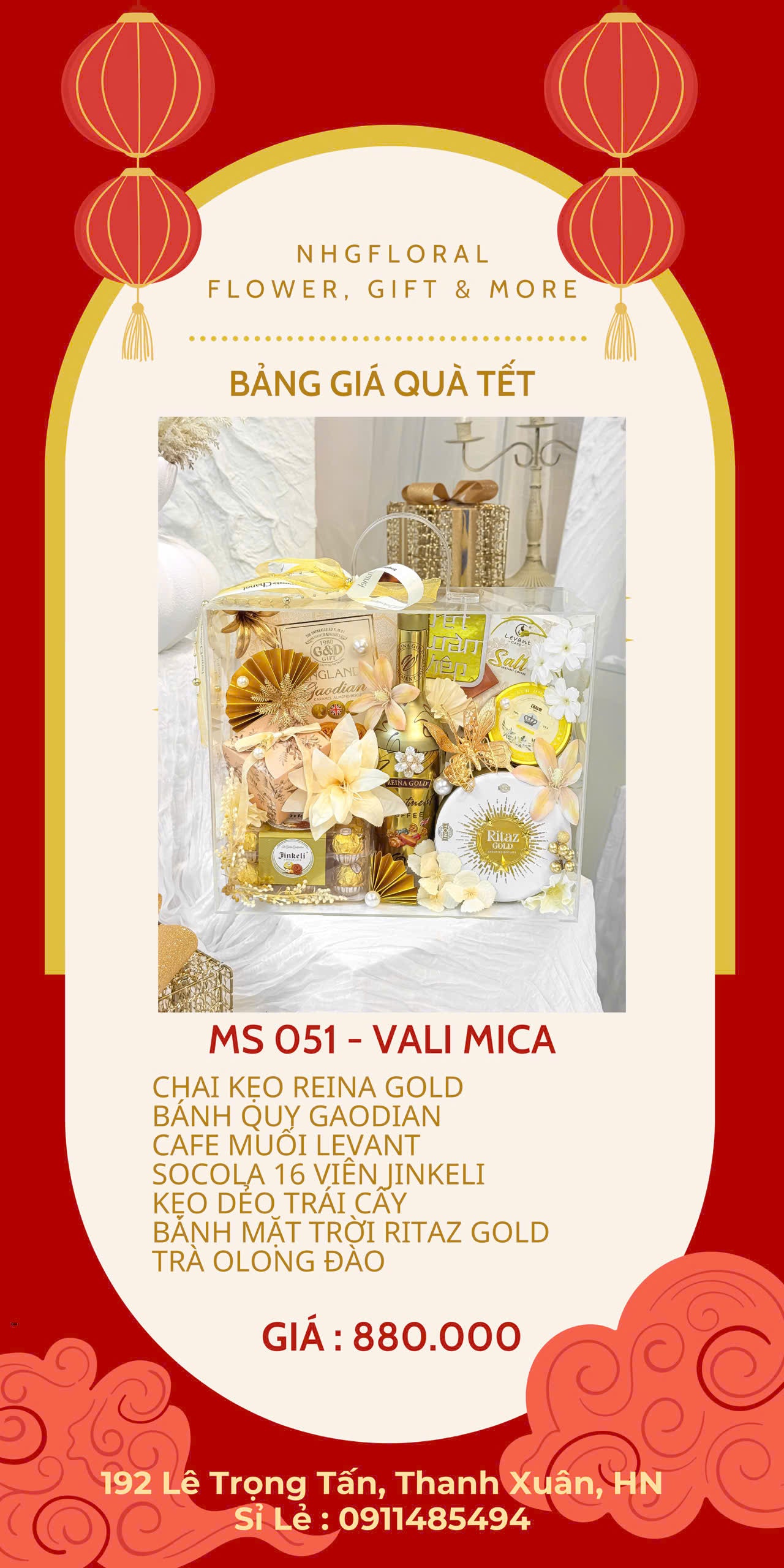 Set quà Tết MS 051 - Valli Mica